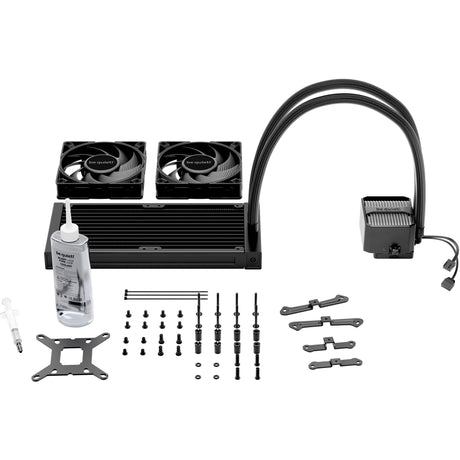 Silenzio! silent loop 3 240 raffreddamento ad acqua (nero, PWM a 4 pin)