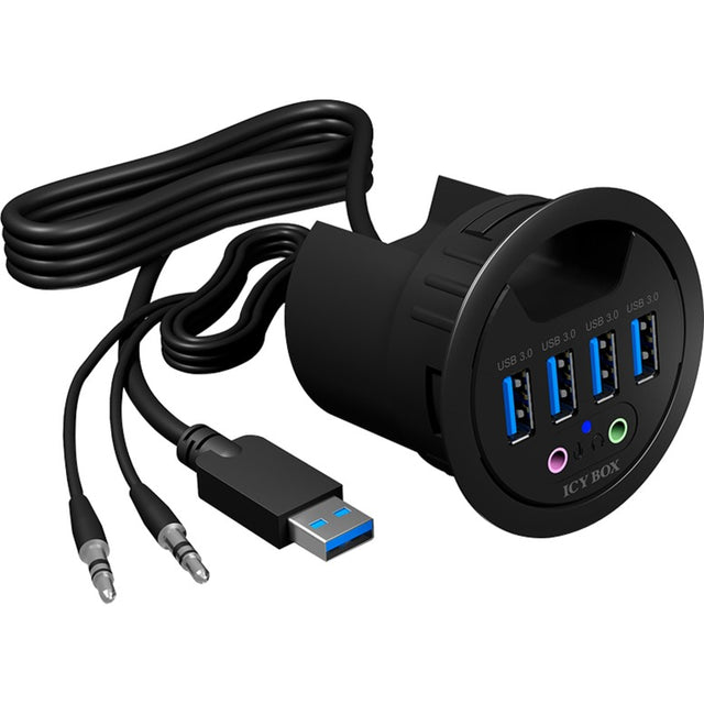 Hub USB Icy Box ib-hub1403a (nero)