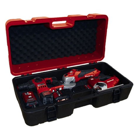 Custodia Einhell e-box l70 35 - per archiviazione universale - max. capacità di carico: 50 kg - imbottitura in morbida schiuma - design antispruzzo - maniglia ergonomica