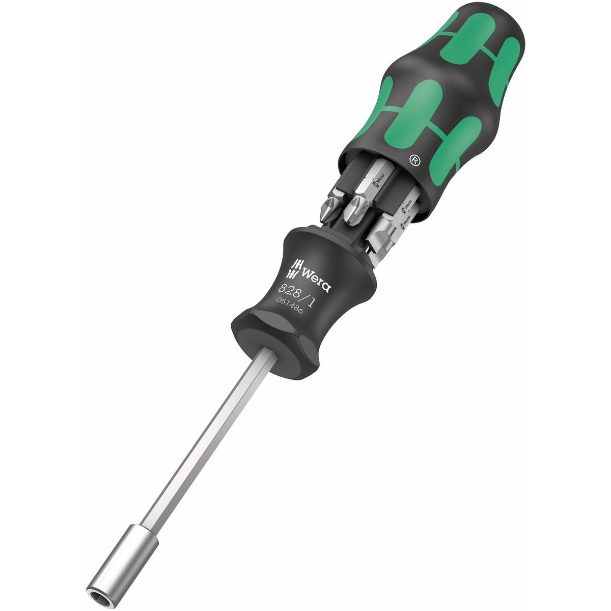Wera kraftform kompakt 27 set Set di 2 punte (nero verde, 7 pezzi)