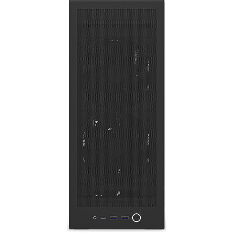 Custodia mini tower Nzxt h2 flow (nero | 2x USB-A | 1x USB-C | vetro temperato)