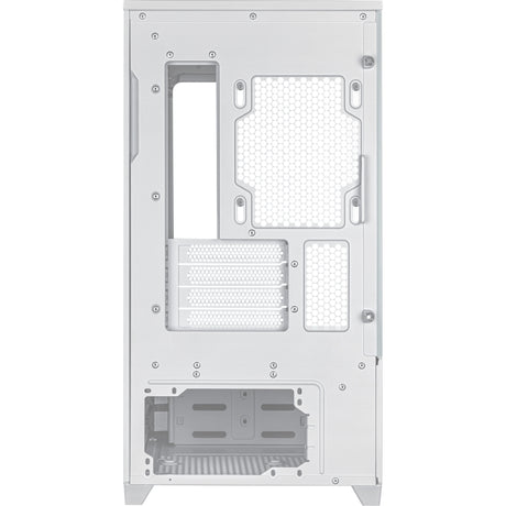 Custodia Midi Tower Asus Prime Ap202 (Bianco | 2x USB-A | 1x USB-C | RGB | Vetro temperato)