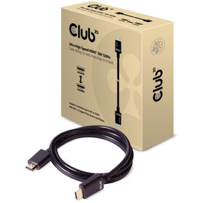 Cavo certificato Club 3D ultra veloce HDMI 2.1 maschio-maschio (nero, 3 metri, 4K 120Hz, 8K 60Hz, 48Gbps)