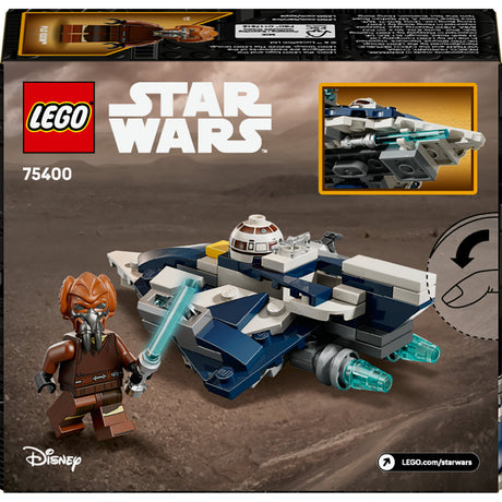 Set microfighter Lego Star Wars Plo Koons Jedi Starfighter - 75400