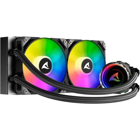 Raffreddamento ad acqua Sharkoon s80 rgb (nero, connettore ventola pwm a 4 pin)