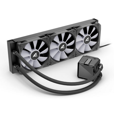 Raffreddamento ad acqua Sharkoon s100 argb (connettore ventola pwm a 4 pin nero)