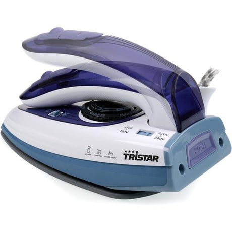 Ferro da stiro a vapore Tristar ST-8152 da viaggio (bianco blu)
