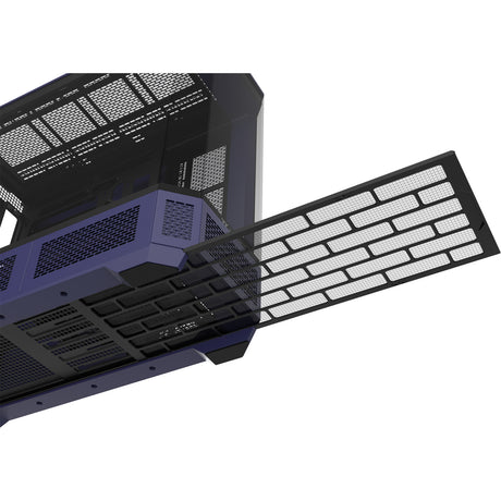 Custodia Thermaltake view 600 tg future crepuscolo big tower (viola nero | 2x USB-A | 1x USB-C | vetro temperato)