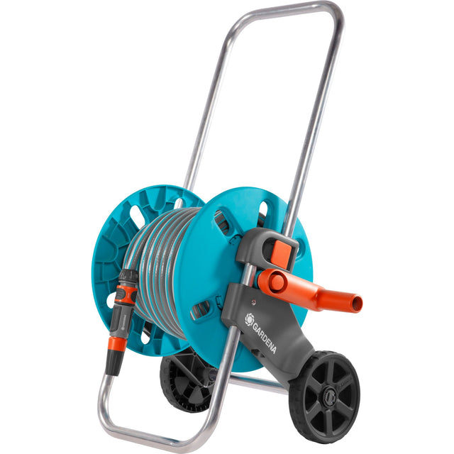 Gardena carrello portagomma set aquaroll s (grigio turchese, 18502-20)