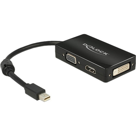 Delock adattatore mini displayport a vga hdmi dvi (nero)
