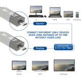 Act connettività Cavo di collegamento cavo ottico attivo USB-C 3.2 gen2 (AOC) (grigio nero, 5 metri)