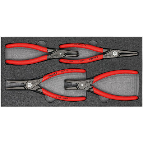 Set di pinze Knipex SRZ II 00 20 01 Set di pinze V09 (rosso nero, 4 pezzi)