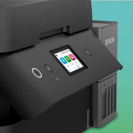Stampante a getto d'inchiostro all-in-one Epson ecotank et-4950 (nero, fax, scansione, copia, WiFi, inclusi fino a 3 anni di inchiostro)