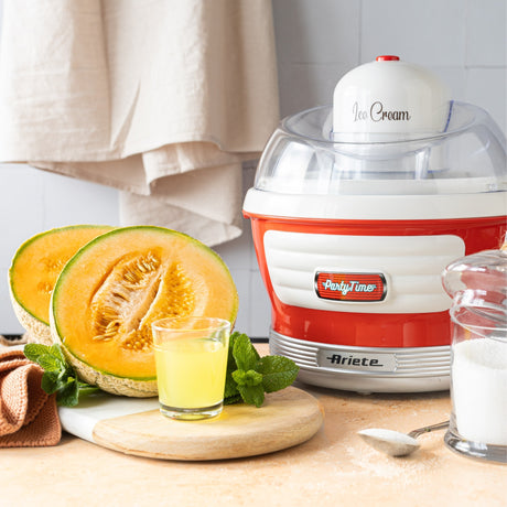 Ariete macchina per gelato party time 0643 00 (rosso bianco)