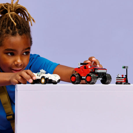 Lego Sonic the Hedgehog 77118 Silvers L'auto contro il monster truck di Knuckles
