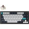 Tastiera meccanica Keychron Q1 Max-M3 RGB (nera, layout USA (QWERTY), Gateron Jupiter Brown, 75%, LED RGB, KSA double-shot PBT, hot swap, manopola, 2,4 GHz | Bluetooth 5.1 | USB-C)