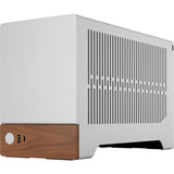 Custodia mini tower terra dal design frattale (colore legno argento | 1x USB-A | 1x USB-C)