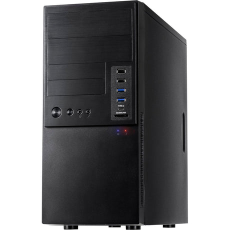 Custodia midi tower Inter-tech it-6865 (nera | 4x USB-A | 1x USB-C)