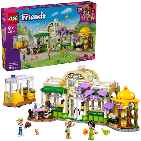 LEGO ® Friends set da costruzione caffè con piante e negozio di fiori - 42671