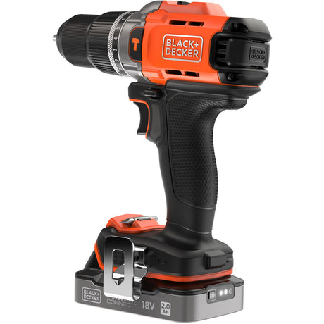 Pacchetto cacciavite Black+decker 18 V + seghetto alternativo a pendolo 18 V (nero arancione)