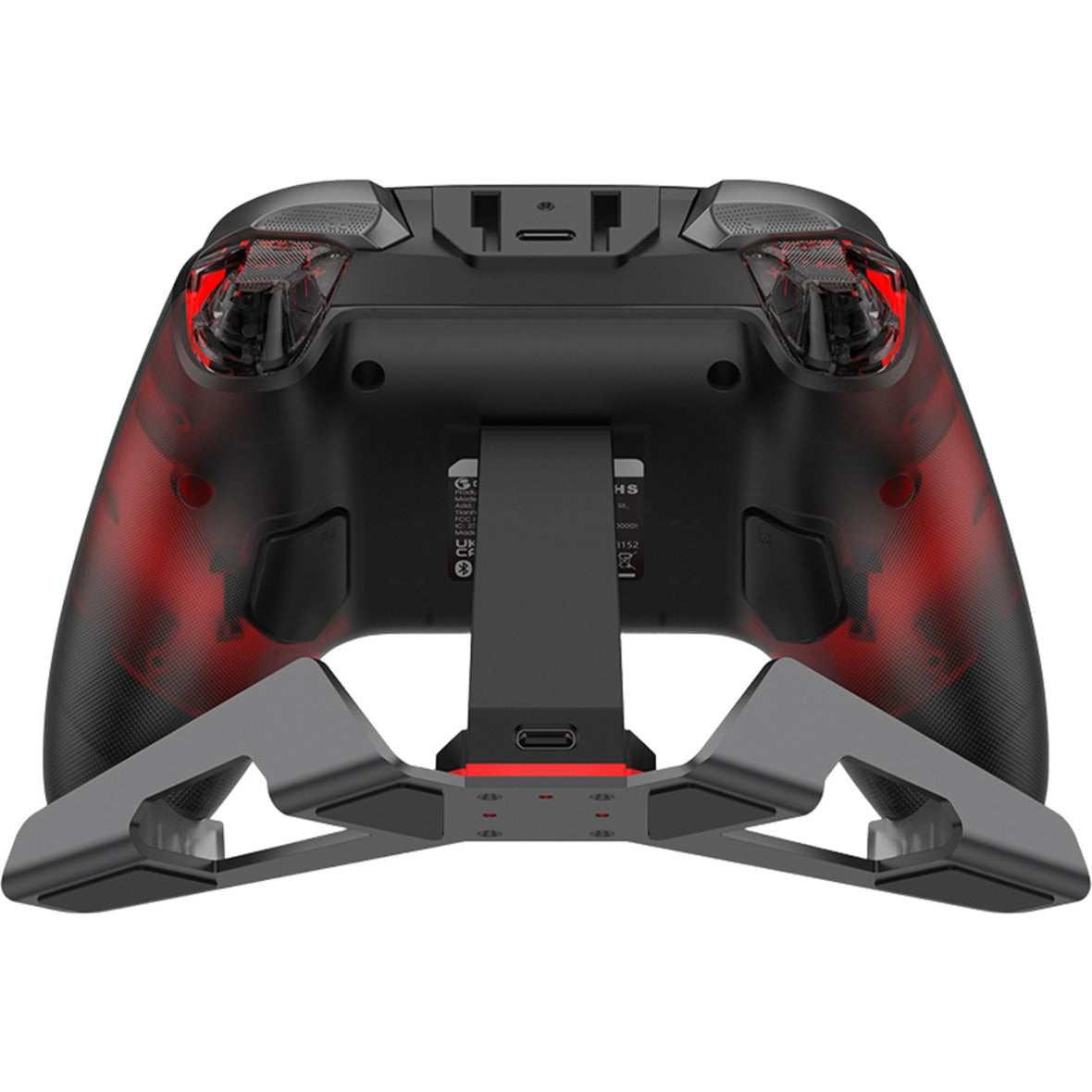 Controller multipiattaforma Gamesir Cyclone 2 - Shadow Black (Nero Rosso, USB 2.4 GHz Bluetooth, Switch, Android, iOS, PC)