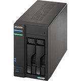 Asustor lockerstor 2 as6702t nas (nero, 2x lan, hdmi, usb)