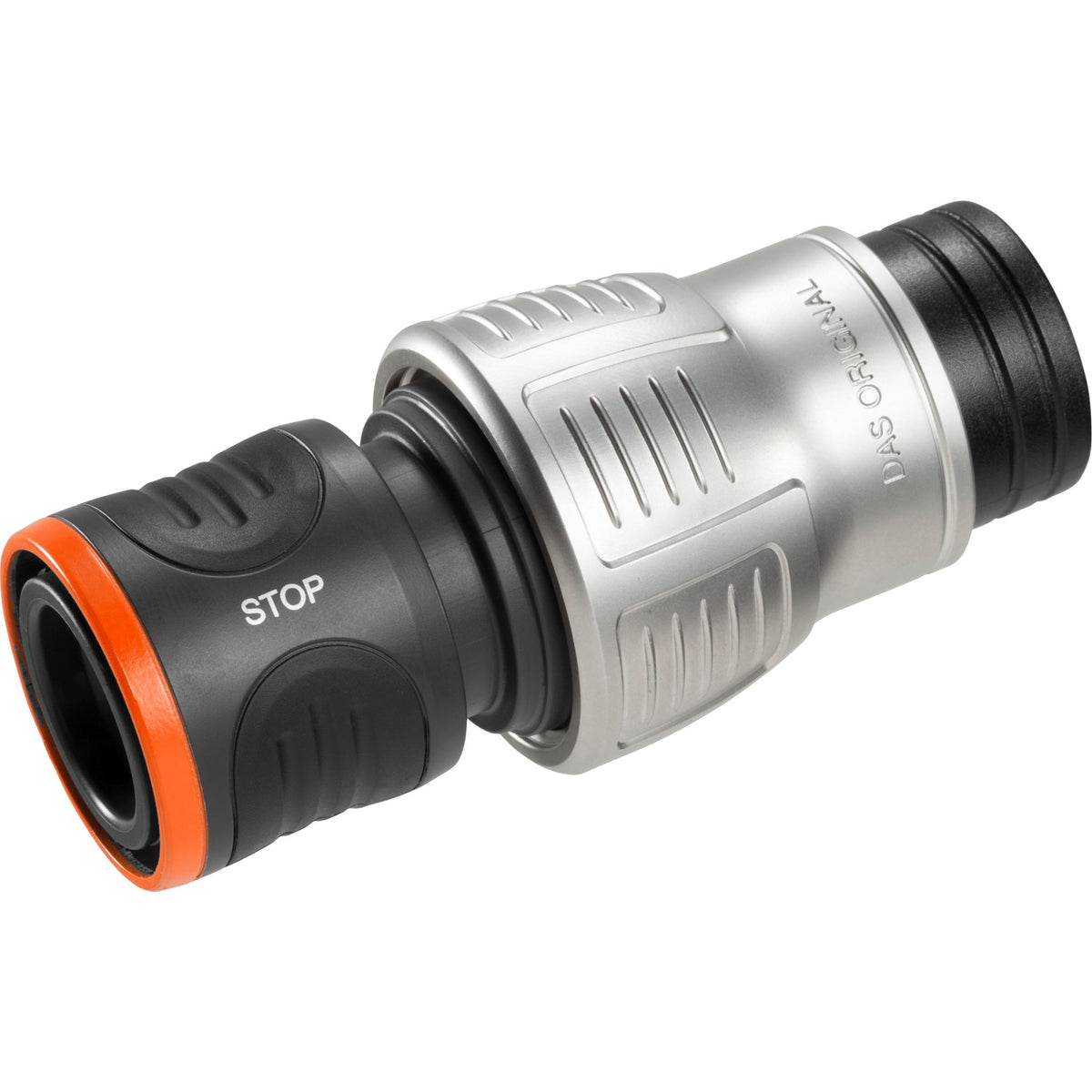 Gardena premium water stop 19 mm (3 4 ) connettore per tubo (grigio argento, 18254-20)
