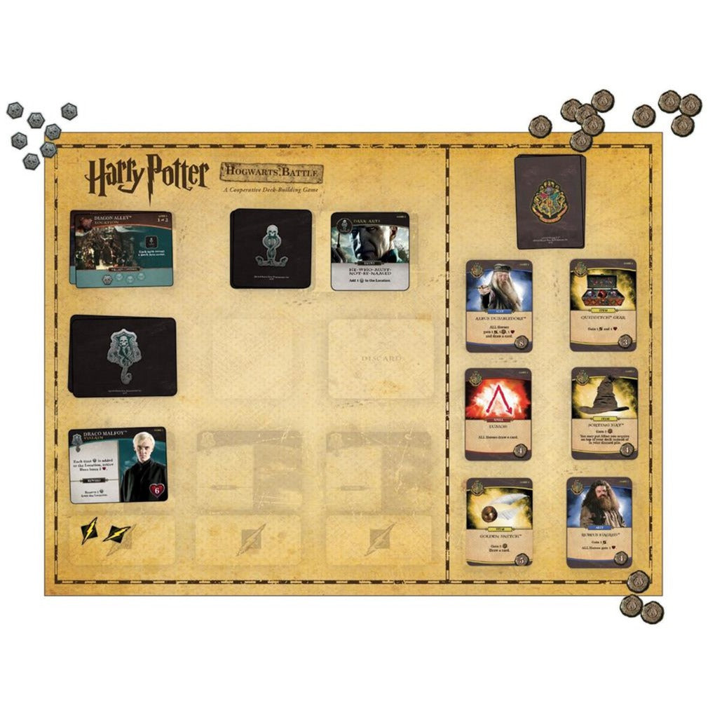Usaopoly Harry Potter e la battaglia di Hogwarts - gioco da tavolo inglese