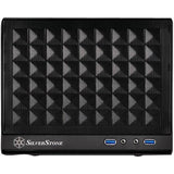 Custodia minitorre Silverstone SG13B (nera | 2x USB-A)