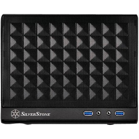 Custodia minitorre Silverstone SG13B (nera | 2x USB-A)