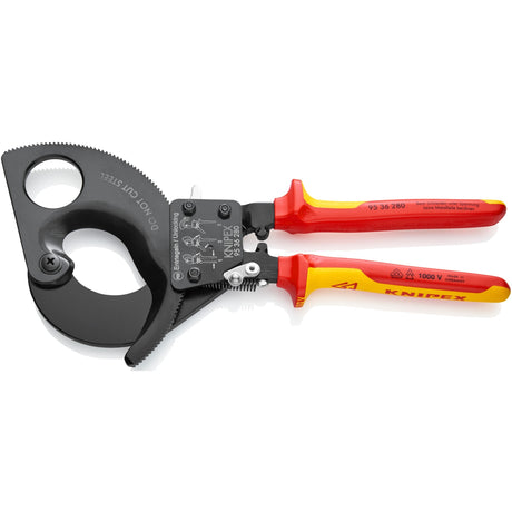 Tagliacavi Knipex con principio a cricchetto 9536280 pinza da taglio