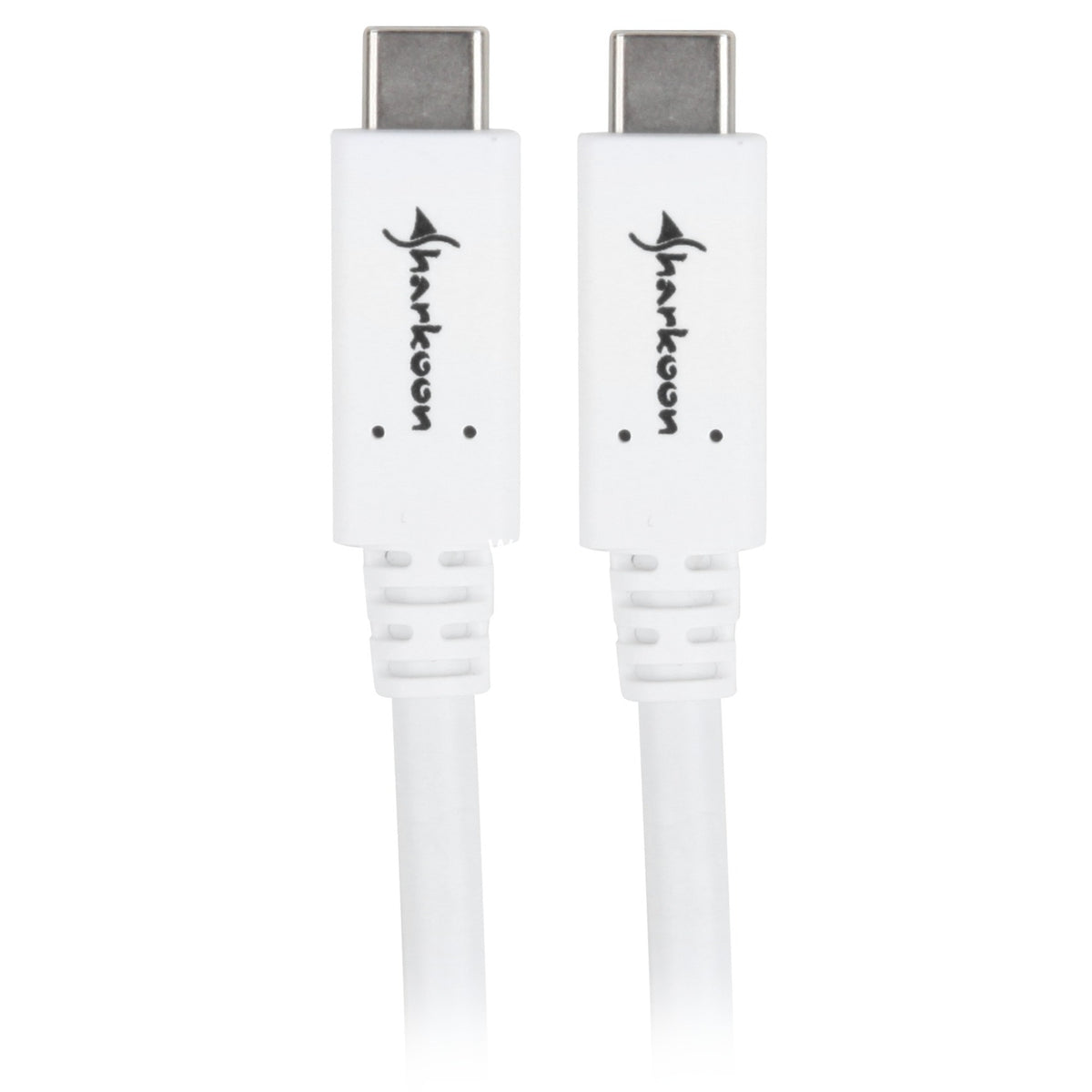 Sharkoon USB-C 3.2 > Cavo USB-C (bianco, 0,5 metri)