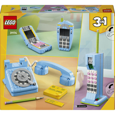 Telefono retrò 3in1 LEGO® Creator, telefono vintage - 31174