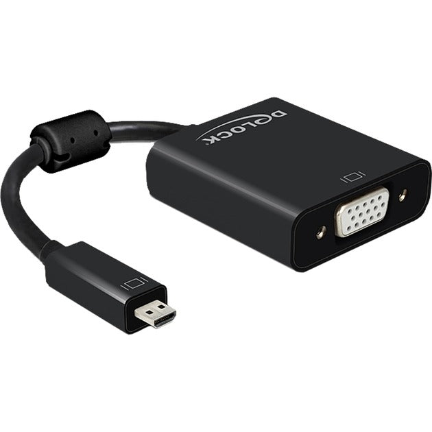 Delock Adattatore micro HDMI a VGA (nero, 0,17 metri)