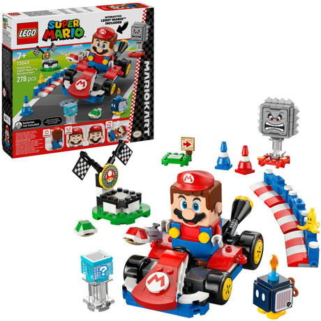 Lego® Super Mario™: Mario Kart™ – Interactive® Mario™ e Kart standard - 72043