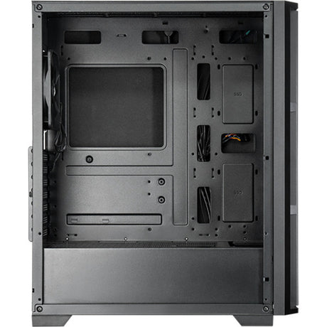 Custodia midi tower Chieftec pro midi q (nera | 3x USB-A | 1x USB-C)
