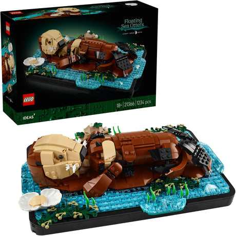 Lego ideas Lontre marine galleggianti - 21366