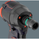 Wera 9608 cappuccio striscia magnetica b impattore imperiale 1 chiave a bussola (nero verde, 9 pezzi)