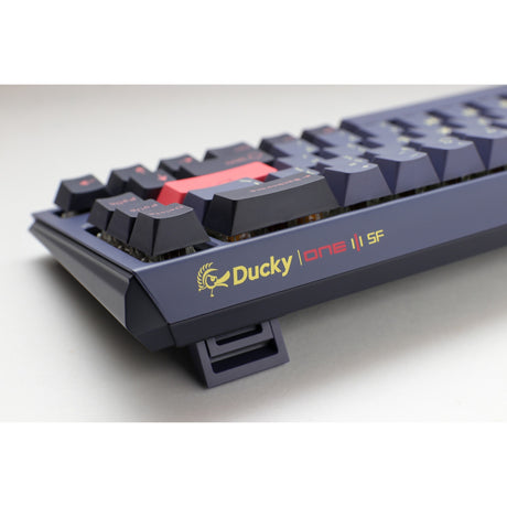 Tastiera meccanica Ducky one 3 blu cosmico SF RGB (blu scuro, layout USA (Qwerty), marrone ciliegia MX, 65%, LED RGB, PBT doppio scatto, sostituibile a caldo, meccanica Quack)