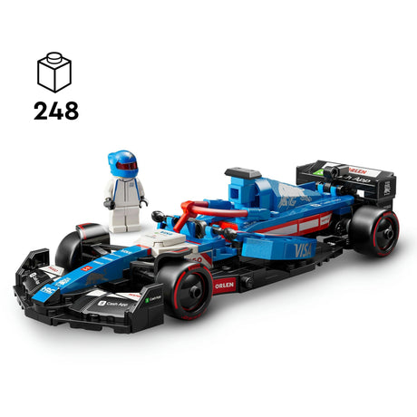 Set di auto da corsa F1 Lego Speed Champions Visa Cash App RB VCarb 01 - 77246