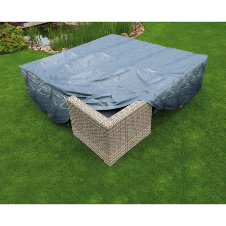 Copertura per mobili da giardino Nature per la copertura del set lounge (grigio, 6031610)