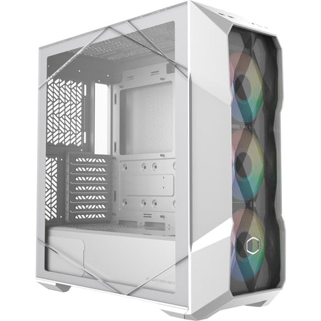 Cooler Master Masterbox TD500 Mesh V2 Midi Tower Custodia (Bianco | 2x USB-A | 1x USB-C | RGB | Vetro temperato)