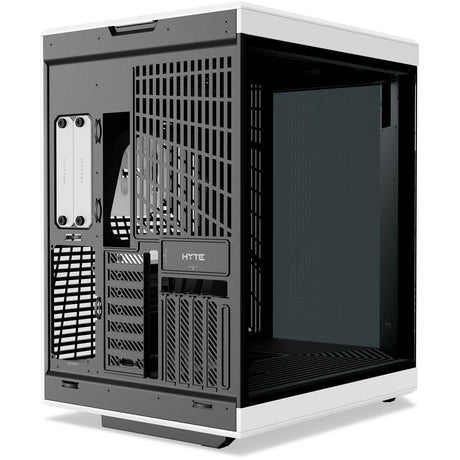 Custodia midi tower Hyte Y70 touch infinite (bianco nero | 2x USB-A | 1x USB-C | vetro temperato)
