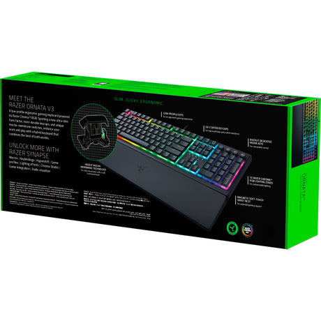 Razer Ornata V3 Tastiera da gioco a basso profilo