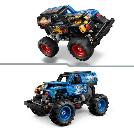 Lego Technic 42219 Monster Jam Scava tombe Fuoco e ghiaccio
