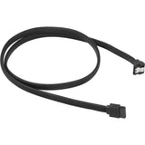 Cavo Sharkoon SATA III con guaina a 90° (nero, 0,75 metri)