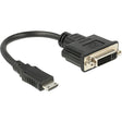 Delock adattatore mini HDMI > DVI-D (nero, 0,2 metri)