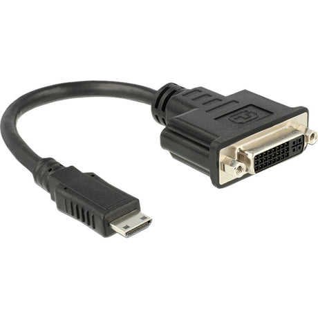 Delock adattatore mini HDMI > DVI-D (nero, 0,2 metri)