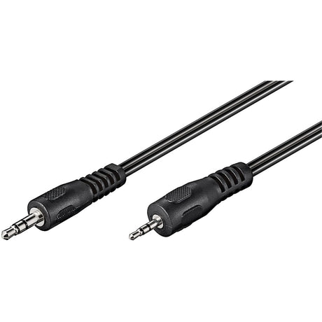 Cavo Goobay jack da 2,5 mm > jack da 3,5 mm (nero, 2 metri, stereo)