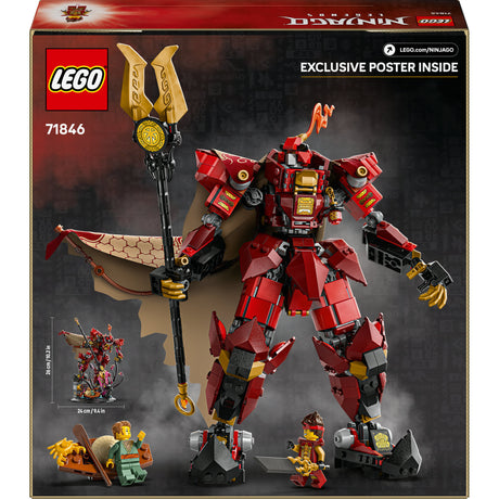 Lego Ninjago 71846 il mech cavaliere del fuoco